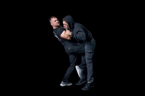 Dimostrazione di una tecnica di Krav Maga KMA